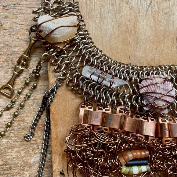 Handmade Large Statement Necklace - Picture 8 of 11